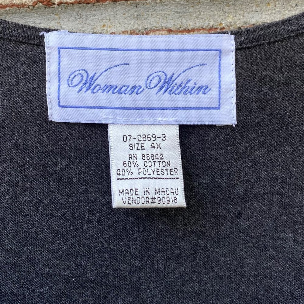 PLUS SIZE Long Sleeve Square Neck Tee. NWOT. - Picture 7 of 10